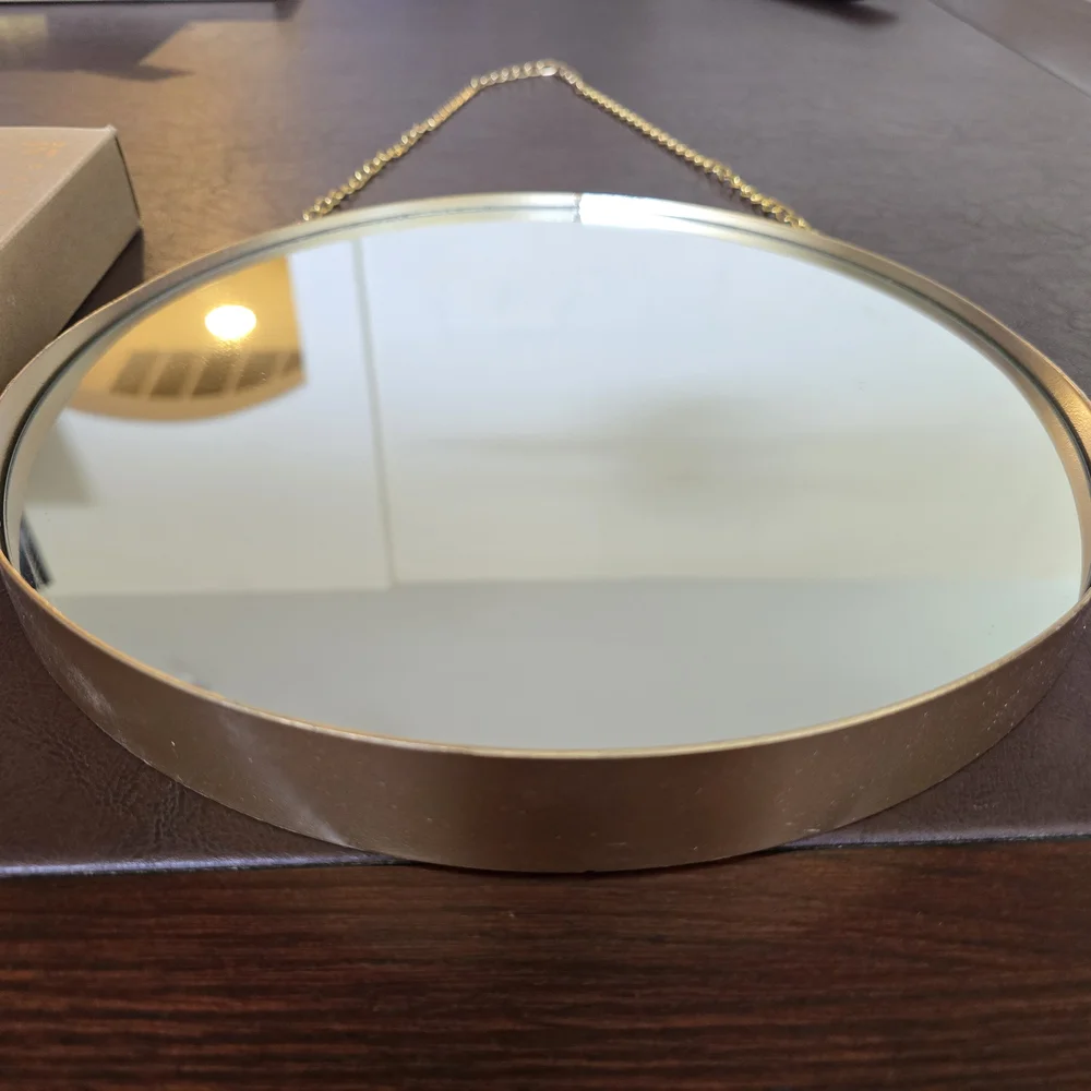 Forever 21 Gold Modern Wall Mirror